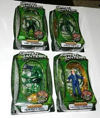 Green Lantern Movie Masters Lot Hal Jordan Isamot Naut New Sealed 6  Figures • $73.15