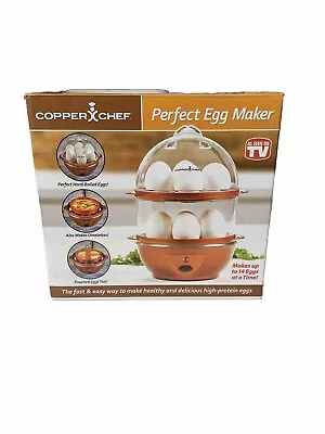 Copper Chef Perfect Egg Maker As Seen On TV Hard Boiled - Omelettes- Poached New • $25