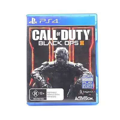 Call Of Duty: Black Ops III - Sony Playstation 4 / PS4 Game - FREE POST! • $24.99