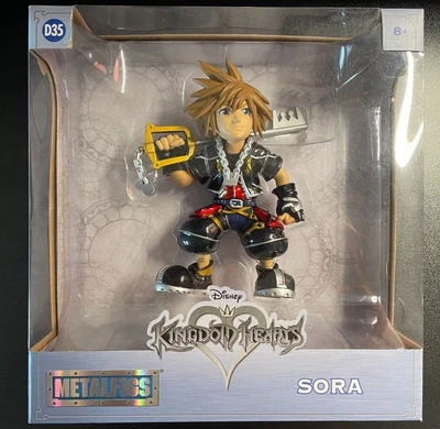 $8 • Buy Sora Keyblade Action Figure Kingdom Hearts 3 Metal Figs Collectible Disney NIB