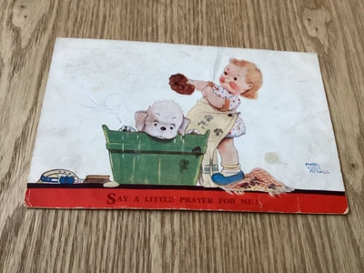 £2.99 • Buy Vintage Postcard -  Mabel Lucie Attwell - Say A Little Prayer For  Me - Dog