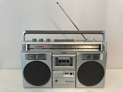 VINTAGE HITACHI TRK-7000H Stereo Radio Cassette Boombox RARE *NEW OLD STOCK • $485