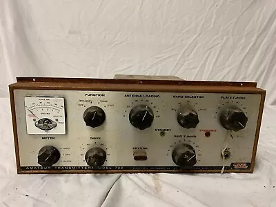 Eico 720 Vintage Tube Ham Amateur Radio Transmitter For Parts Restoration • $75.24