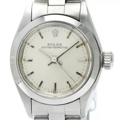 Vintage ROLEX Oyster Perpetual 6718 Steel Automatic Ladies Watch BF567128 • $1481.90