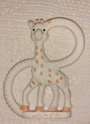 Vulli Sophie The Giraffe Soft Rubber 4.5  Teether Baby Teething Ring Toy • $9.50