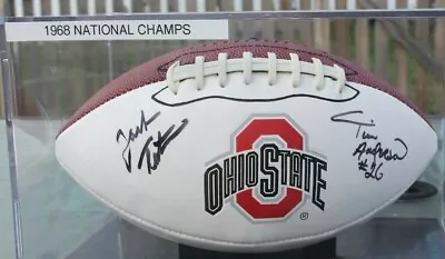 Jack Tatum Tim Anderson Signed Ohio State Football Autographed Rare • $235