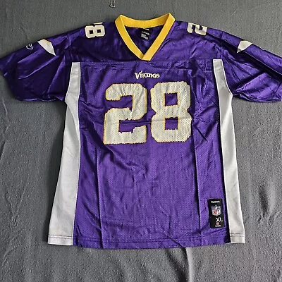 Reebok Womens XL NFL Minnesota Vikings #28 Peterson Jersey • $12.74
