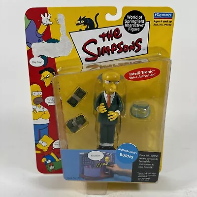 Montgomery Burns The Simpsons World Of Springfield Figure Playmates NEW • $11.99