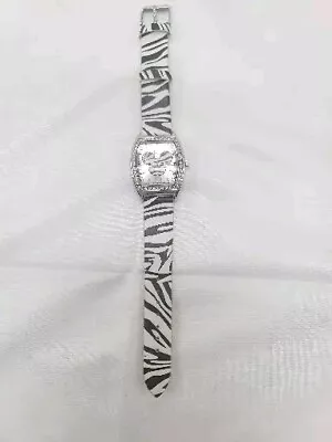 Disney Parks Zebra Print Watch Mickey Mouse Original & Authentic Excellent Cond • $29.99