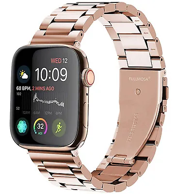 $14.80 • Buy For Apple Watch Band 8 7 6 5 4 3 SE ULTRA 38/41/40/42/44/45/49mm Stainless Steel