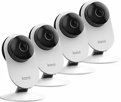 Kami By YI 4pcs Security Home IP Camera 1080p WiFi Wireless Indoor Surveillance • $49.98