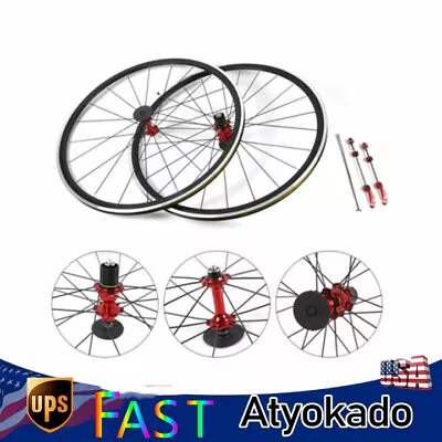 700C Road Bicycle Wheels Front & Rear Bike Wheelset Set 7-11 Speed C/V Brake Kit • $117