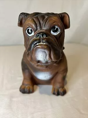 1970s Mack Truck Bulldog Hard Plastic Dog Piggy Bank (Marked Missing Stopper) • $99.99