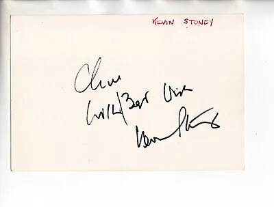 £4 • Buy Kevin Stoney  Dr Who The Daleks' Master Plan Signed 6x4 White Card Autographed