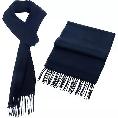 Mens Ladies Unisex Soft Striped Tartan Scarf Warm Winter Womens Neck Wrap Shawl • £5.49