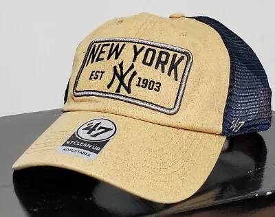 *WOW* 47 New York YANKEES TRUCKER HAT Men Womens Dad Cap Baseball NYC Judge • $27.25