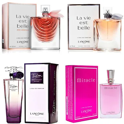 Lancome La Vie Est Belle/Iris Absolu/Tresor Midnight Rose/miracle EDP 2.5/3.4oz • $39.99