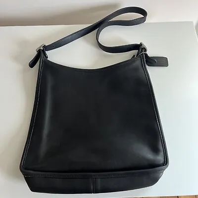 Vintage Y2K Coach Legacy Andrea Hobo Leather Shoulder Bag J00-9073 Black USA • $55