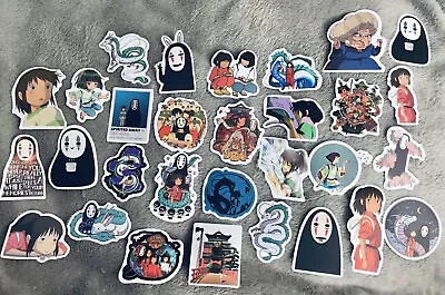 Lot Of 30 Spirited Away Stickers Ghibli Film By Hayao Miyazaki • $6.49