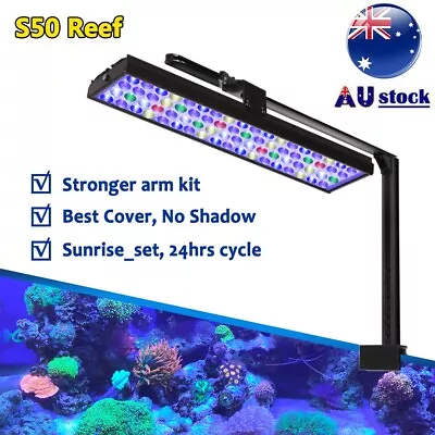 PopBloom Aquarium LED Light Full Spectrum Marine Saltwater Fish Coral Reef Tank • $179.99