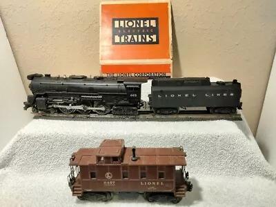 O Gauge LIONEL 4-6-4 Locomotive # 665 Tender # 6026W & Caboose # 6457 - Tested • $100