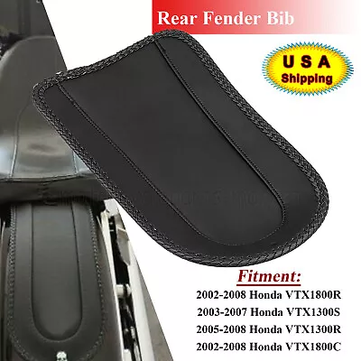 Motorcycle Rear Fender Bib Leather Solo Seat For Honda VTX1800 C/R VTX1300 S/R • $23.98