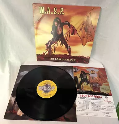 Wasp - The Last Command Fp Lp With Rare Special Photo Insert St12435 1985 Vg+ • $34.99