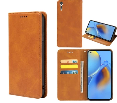 $9.50 • Buy Sony Xperia Xz Pu Leather Slim Flip Case Concealed Magnet