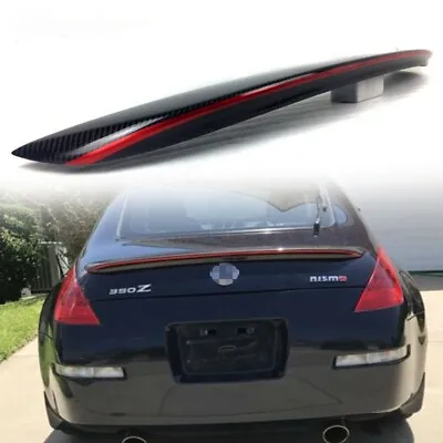 Carbon + RED For Nissan 350Z Z33 2DR Coupe Rear Trunk Spoiler Wing • $504.90