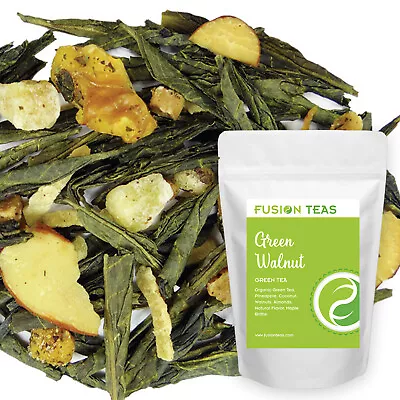 Walnut Green Tea (Walnut/Pineapple/Coconut) - Loose Leaf Blend - Fusion Teas • $3