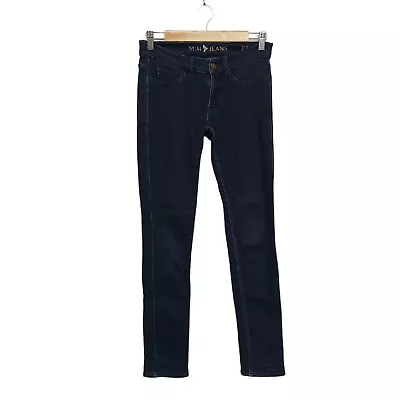 MiH Jeans Made In Heaven The Vienna Jean 5 Pocket Super Skinny Dark Indigo Sz 27 • £25