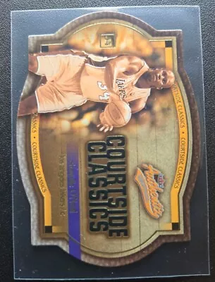 2002-03 Fleer Authentic SHAQUILLE O'NEAL Courtside Classics Die-Cut Lakers • $3.99