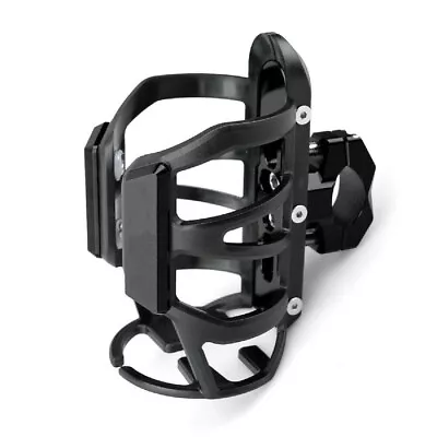 $37.70 • Buy CNC Motorcycle Cup Holder Drink Water Bottle Stand Crash Bar Mount Accessories