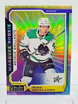 2018-19 OPC Platinum Miro Heiskanen #175 Rainbow Color Wheel Rookie RC • $12.77