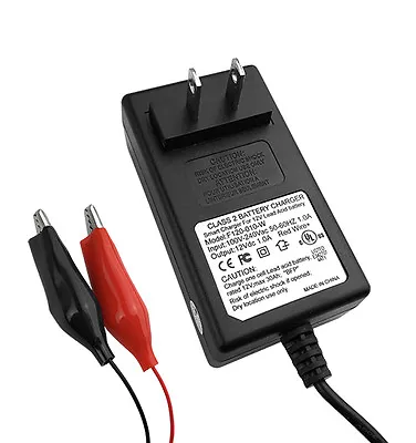 12 Volt 1 Amp Hour Sealed Lead Acid SLA Battery Charger • $11.98