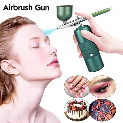 Airbrushes Action Spray Gun Kit 0.3mm Air Brush Beauty Paint Art Cake Tattoo • $23.99