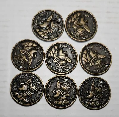 8 Panama VN Balboa Coin Shaped Necklace Bracelet Charms • $15