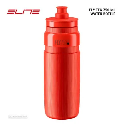 Elite FLY TEX Water Bottle BPA Free : RED 750 Ml • $10.99