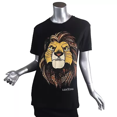 Disney The Lion King Simba Adult Medium Black T-Shirt • $1.25