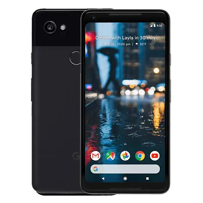 Google Pixel 2 XL (6.0  64GB/4GB 12.2MP) - Just Black [CPO] - As New • $159.78