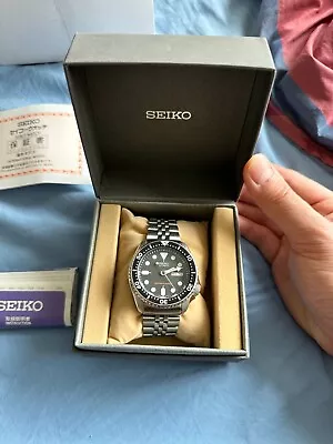 Seiko Men's Black Watch - SKX007 With Aftermarket Uncle Seiko Z199 Bracelet • $104