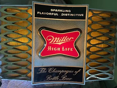 Awesome Miller High Life Light Up Beer Sign Classic • $120