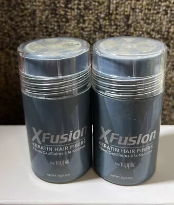 XFusion Keratin Hair Fibers 15g/0.53oz LIGHT BLONDE ~ (LOT OF 2) • $18.99