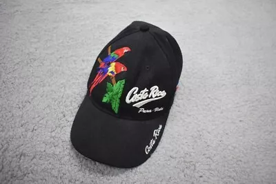 Costa Rica Para Vida Parrot Hat Black Adjustable • $8.95