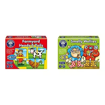 Farmyard Heads And Tails Game & Smelly Wellies Game • £23.99