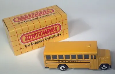 Matchbox MB47 YELLOW SCHOOL BUS*1983 (1-75) Diecast In Box • $6.77