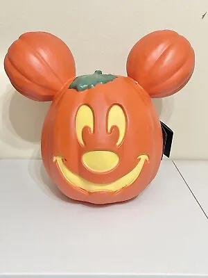 LARGE 22 Inch Disney Parks 2023 Mickey Mouse Light Up Jack O’ Lantern Pumpkin • $95