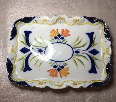 £35 • Buy Vintage Hand Painted Floral Tray