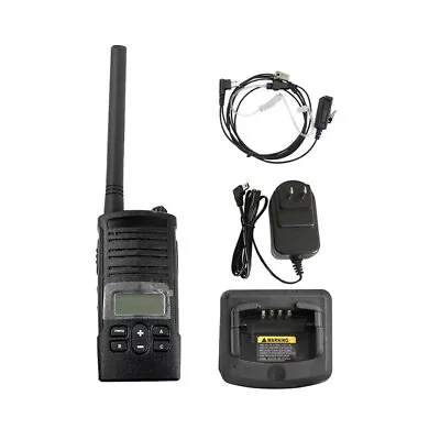 RDM2070D Walmart VHF Two-Way Radio With New Earpiece Headset • $164.90