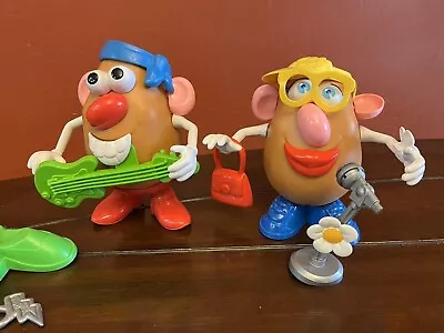 Lot Of 2 Mr. Potato And Mrs. Potato Head - With Accessories • $9